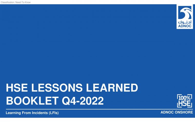 ADNOC Onshore HSE Lessons Learned Booklet Q4-2022 (Business Partners)-01